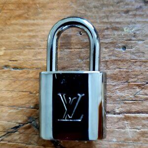 Louis Vuitton padlock and key set